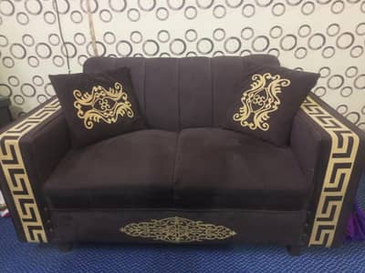 Brown 2 seater sofa for sale