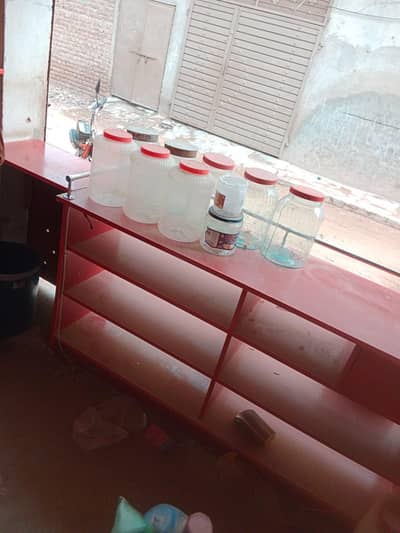 Grocery store Counter and Shelfs