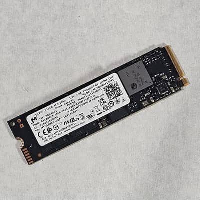 Micron 512 GB NVMe M. 2 SSD,