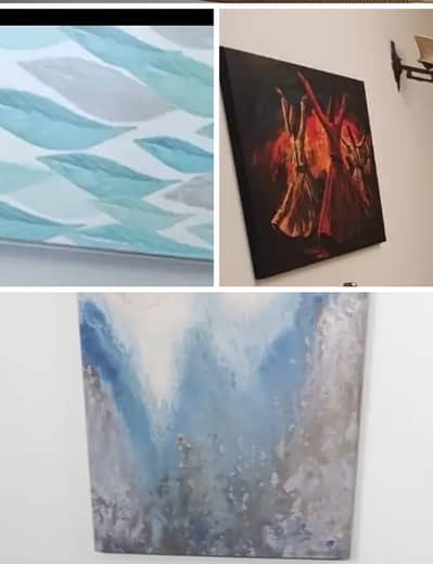 Wall Paintings | Decorative Wall Art | 3 Paintings for Sale