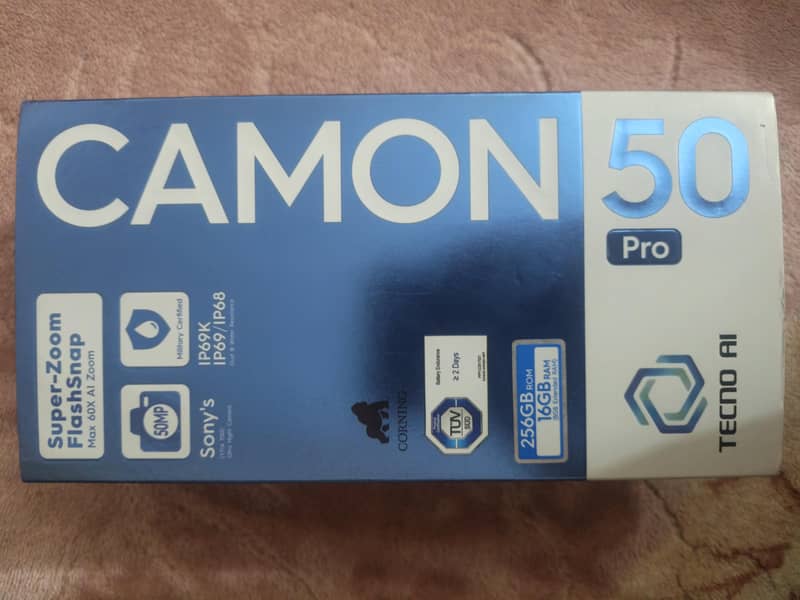 Tecno camon 50 pro 6