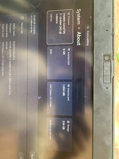 core i7 3rd gen 8 gb ram 256 ssd win 11 64 operating system hp laptop