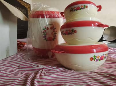 cooler and hot pot set