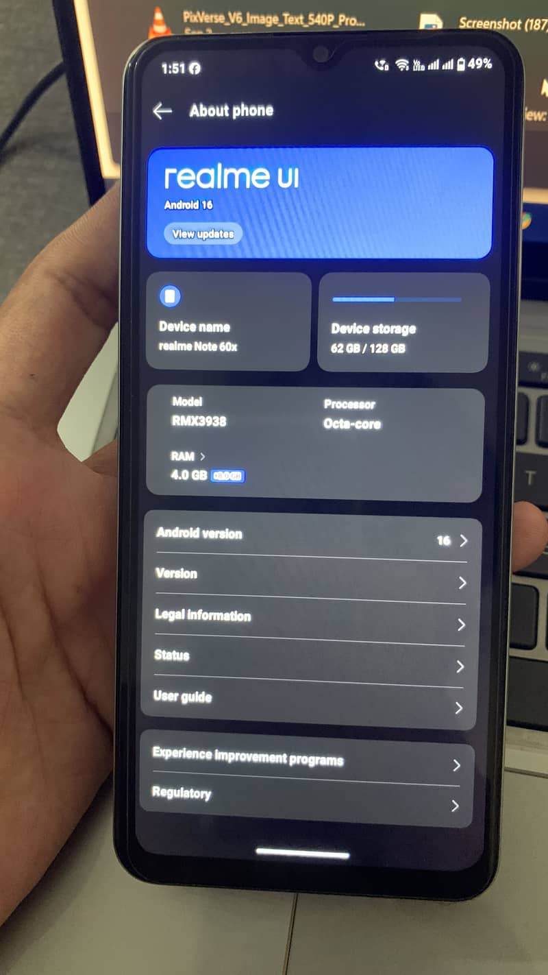 Realme Note 60x 5