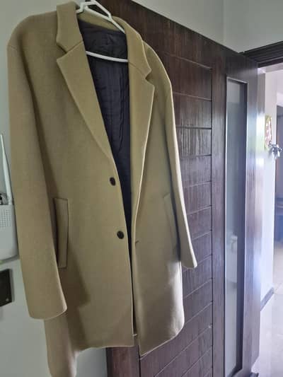 EZIO Cashmere Blended Men's Coat - Excellent Condition.