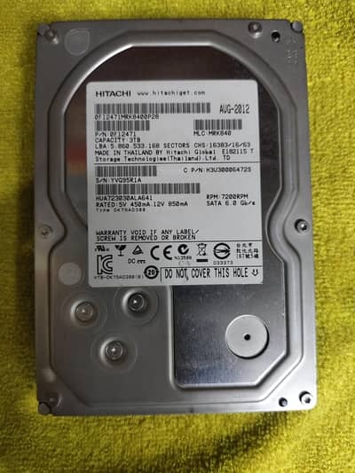 Hitachi hard drive 3tb