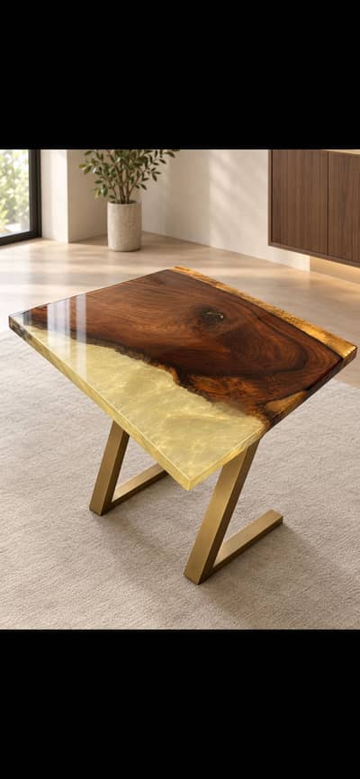 BRANDED Luxury Sheesham wood Epoxy tables