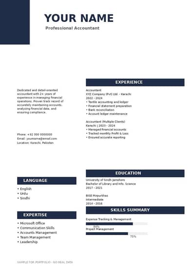 Professional CV/Job Application/MS Word & Excel Sheets/Data Entry