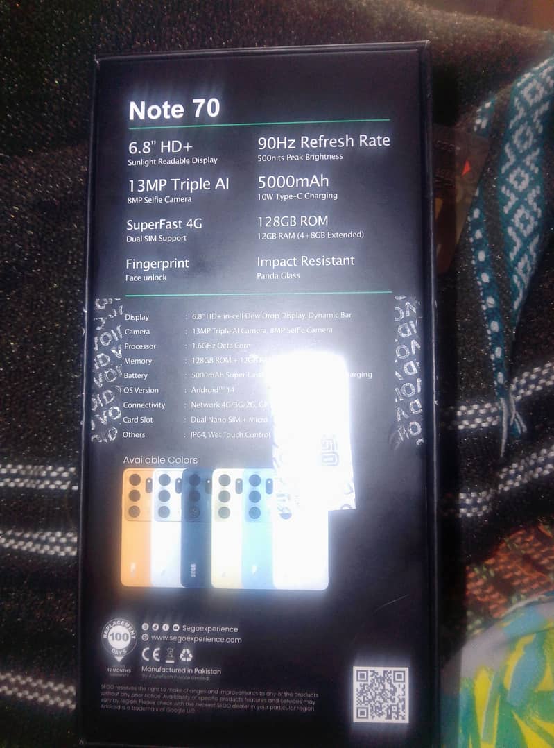 SEGO Note 70 0