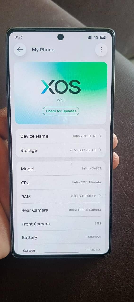 Infinix Note 40 4