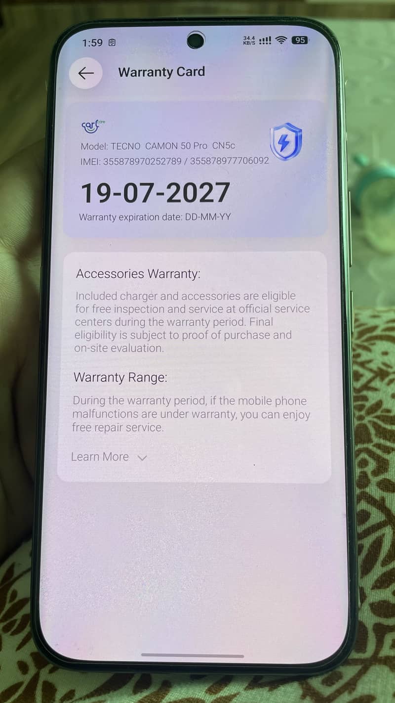 Tecno Camon 50 Pro 9