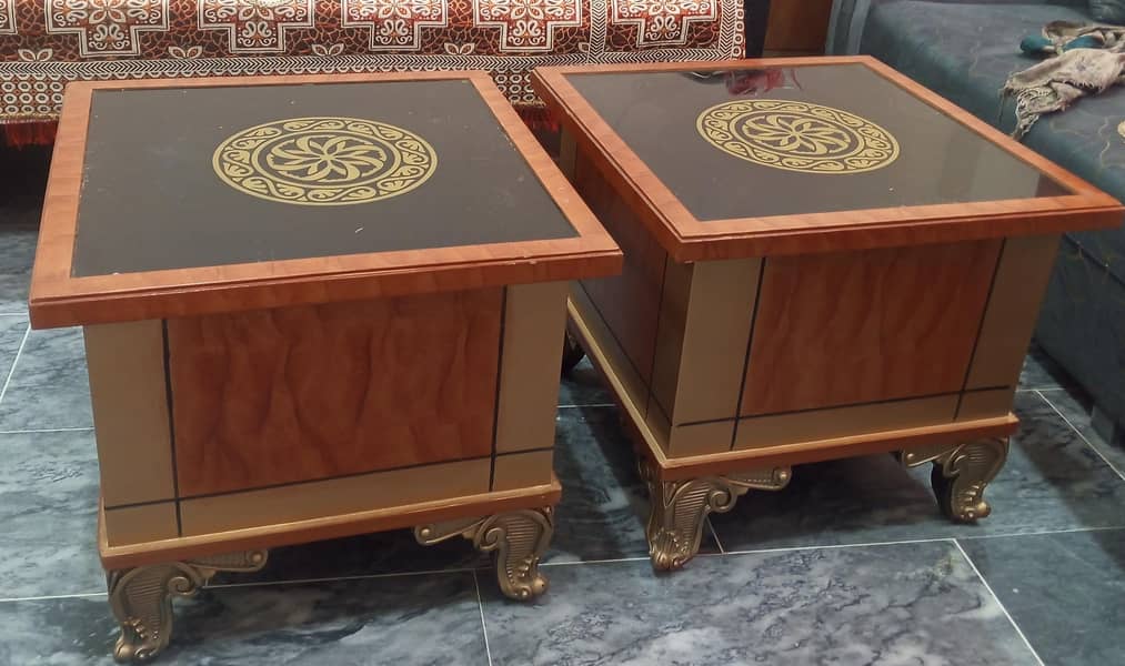 coffee table with side tables 2