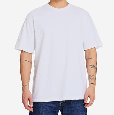 White T-Shirt Branded 100% cotton