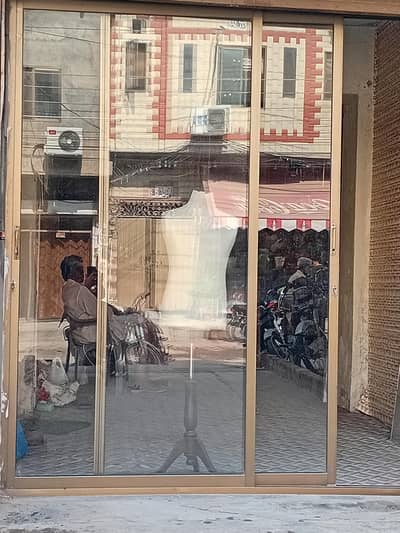 glass door