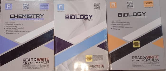 AS level read and write Biology paper 1, 2 and Chemistry P1
