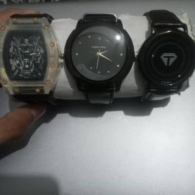3 watches in good condition