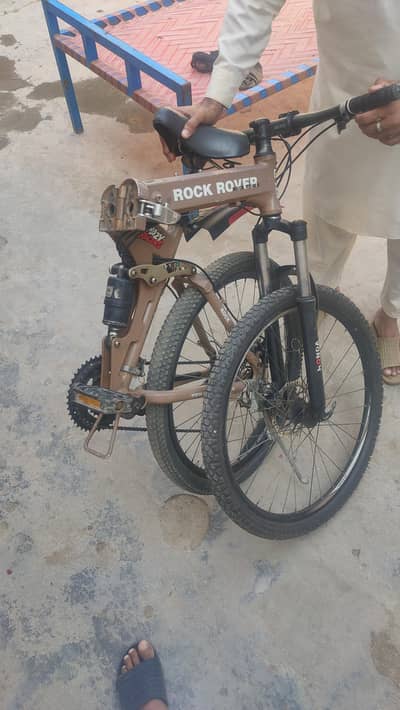 Rock Rover Folding Aluminum Gear Bicycle