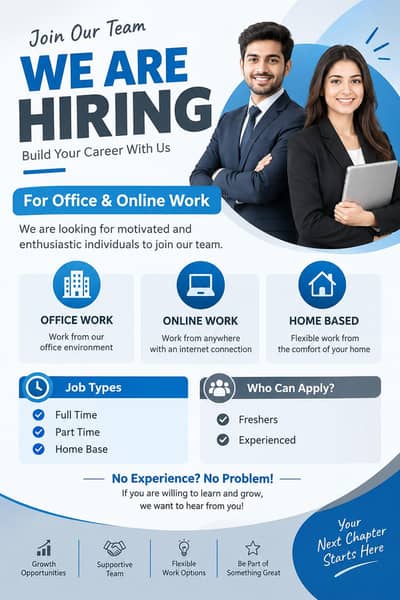 Hiring now on urgent Basis