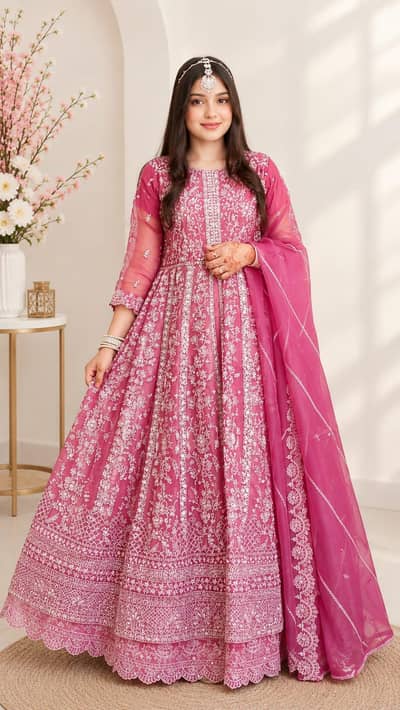 party wear mexi Tea pink clr