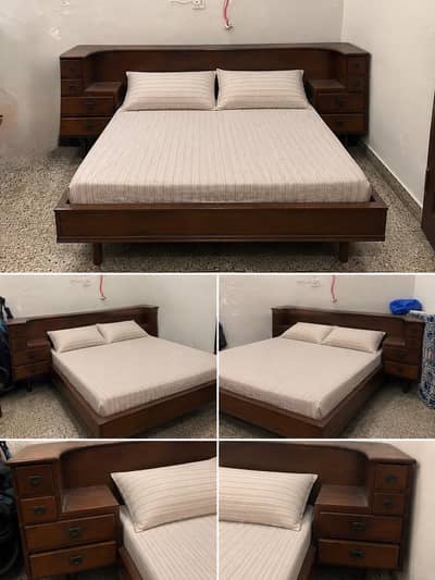 Pure wooden bed in top quality
