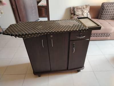 wooden Iron Stand