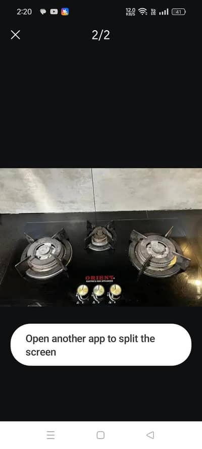 stove in good condition