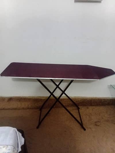 Purple Foldable Iron stand with electric board | Perfect Condition