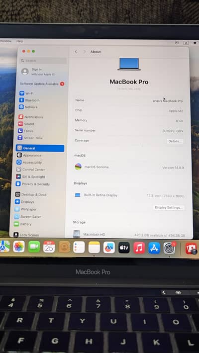 apple macbook pro m2 _ 2022 m2 chi0 ram 8gb storage 512gb
