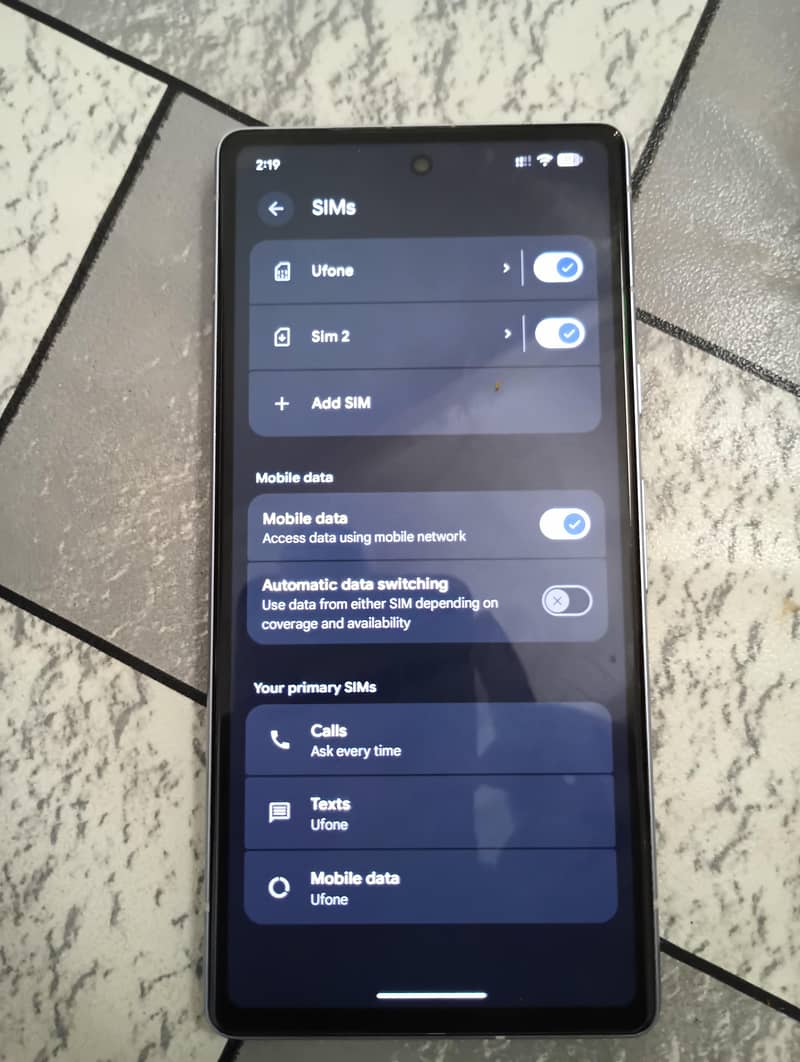Google Pixel 7A 6