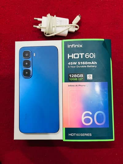 Infinix Hot 60i For sale 6GB+6GB 128GB with Box 0328-6498423