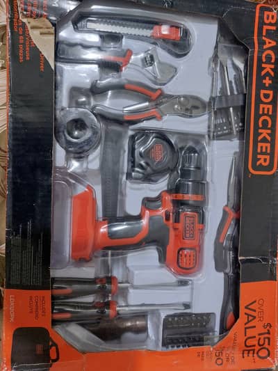 Black and Decker original kit with drill machine