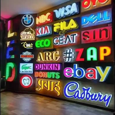 3D sign boards