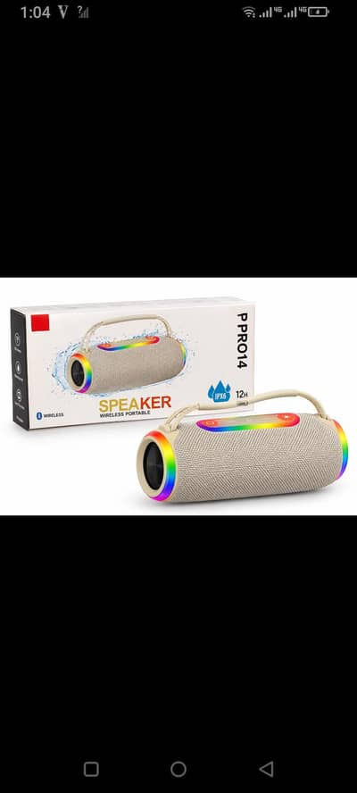 P PRO14 Wireless Portable Speaker | RGB Light | IPX6 Waterproof