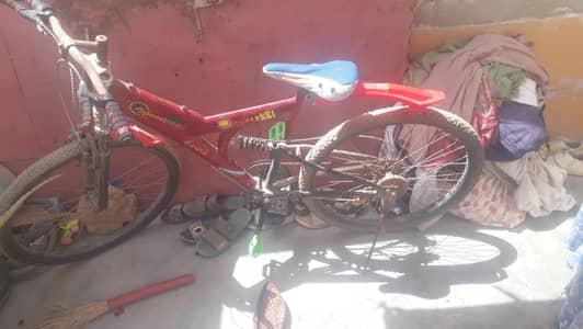 26 inch mountains gear cycle double shoker urgent sell