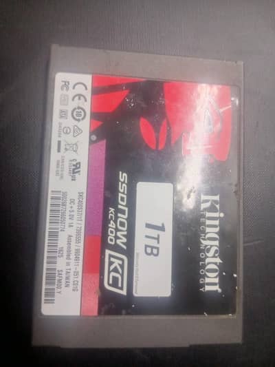 Kingston KC400 1TB SATA SSD – 100% Health – Urgent Sale