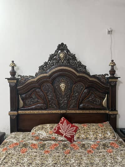 Bed for sale with side tables