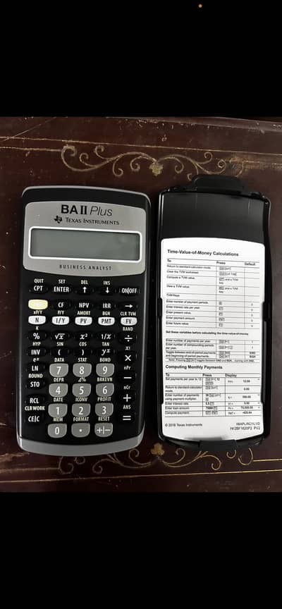 Financial Calculator Texas Instrument BA 2 Plus Brand New