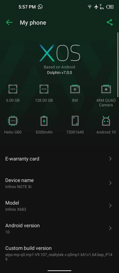 Infinix Note 8i