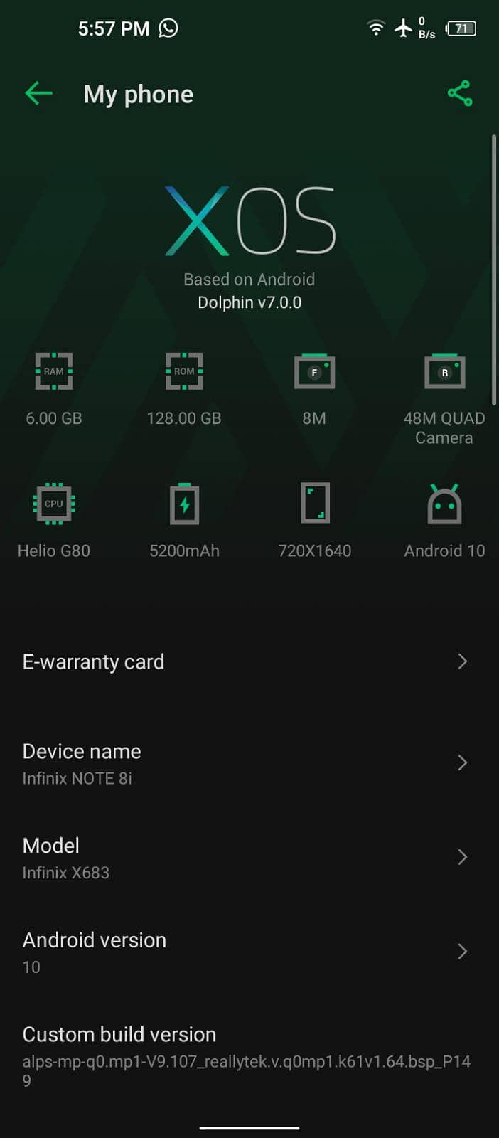Infinix Note 8i 0