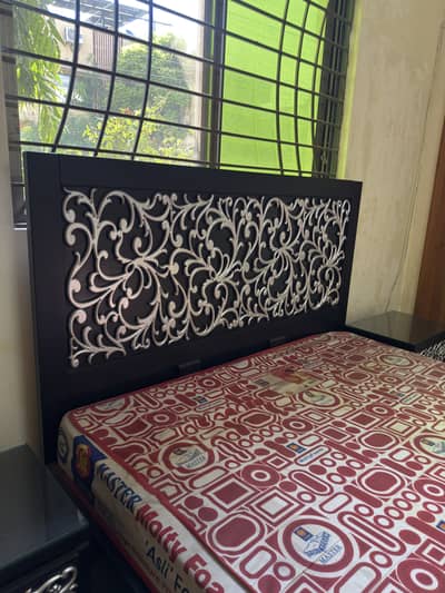 Complete Dico Bedroom Set – Bed, Dressing Table, Side Table & Mattress