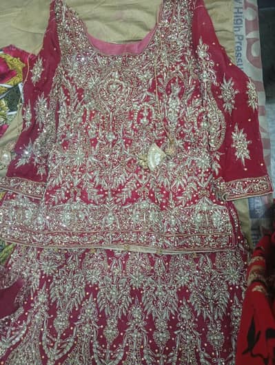 Beautiful Heavy Lehenga Kurti with Dupatta – Bridal/Wedding Dress