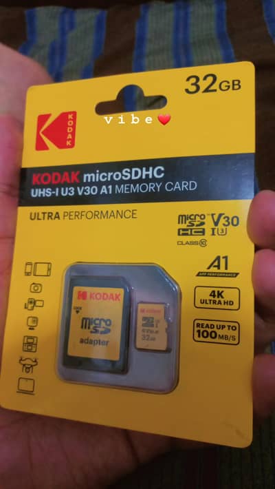 SD card original Kodak 32GB, just opened box. . . 100% original