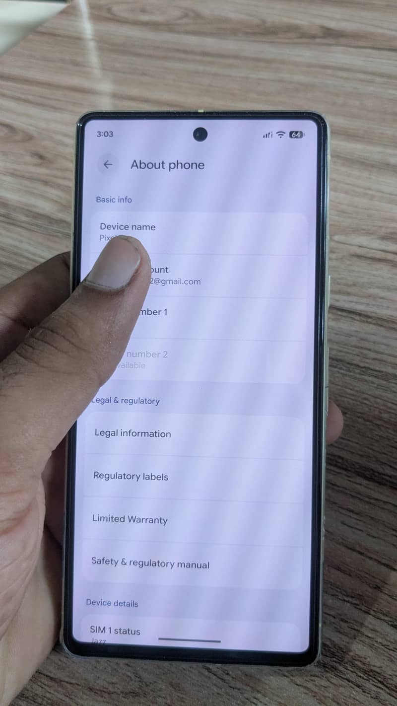 Google Pixel 7 5