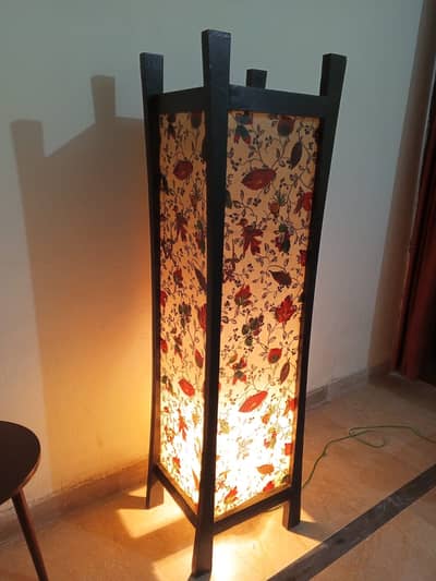 Wooden room divider floor lamp 3000 per piece