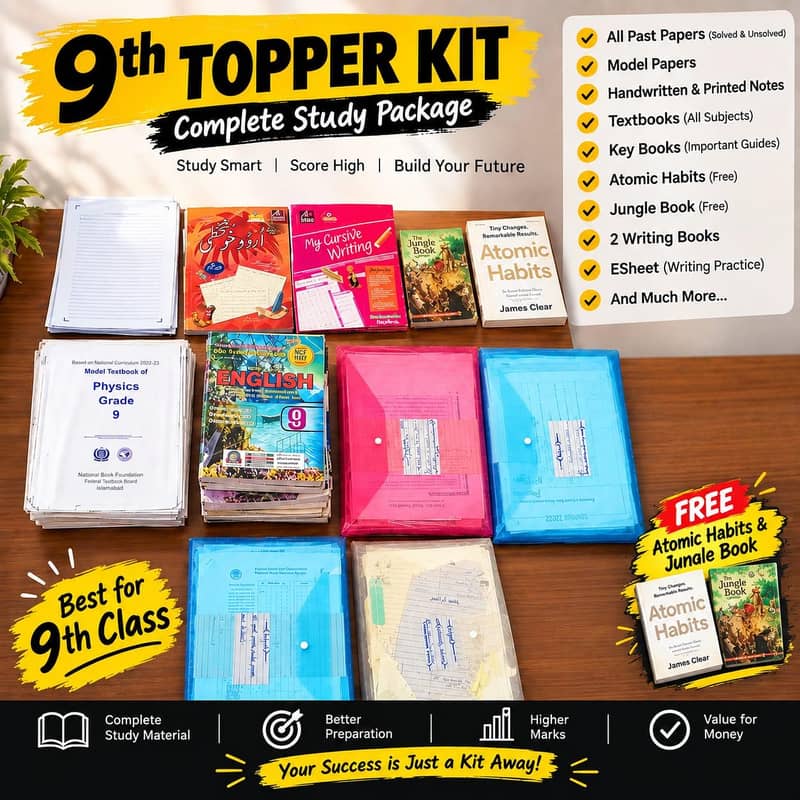 9th Class Topper Kit – Complete Study Material 0