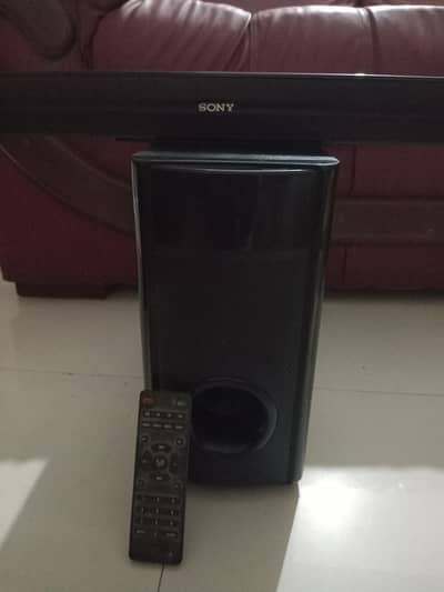 Sony home theater sound bar with woofer
