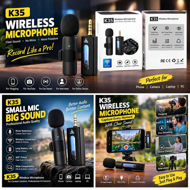 K35 wireless Mic 0