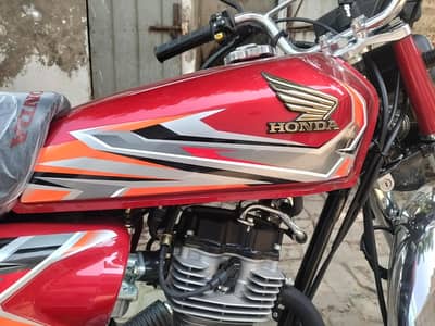 Honda CG125 2027 sticker Red color zero meter