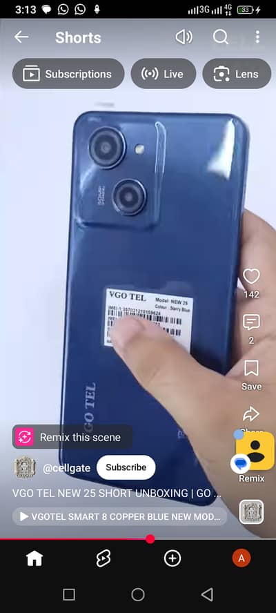 aslamualaikum. . . im selling vgo tel new 25 , panel change krwaya hai,