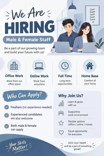 how to start your career with us